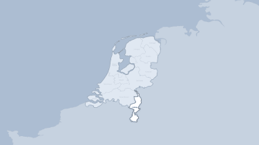 Kaart van de provincie Limburg